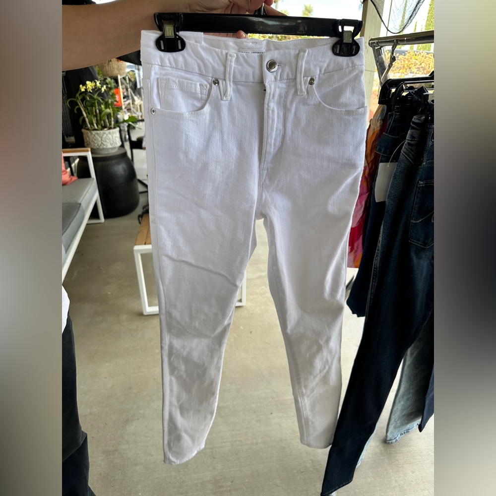 Good American White Slim Men's Jeans